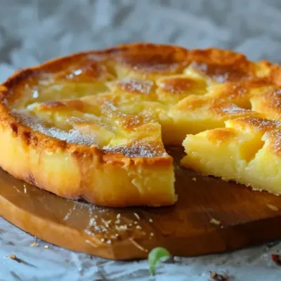Clafoutis à l’Ananas et Noix de Coco Exotique