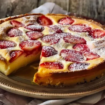 Clafoutis Léger aux Fraises : Dessert Estival