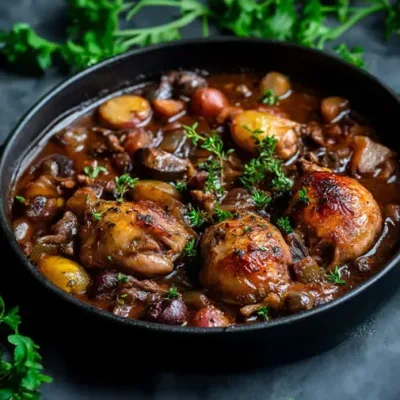 Coq au Vin : Recette Traditionnelle Française