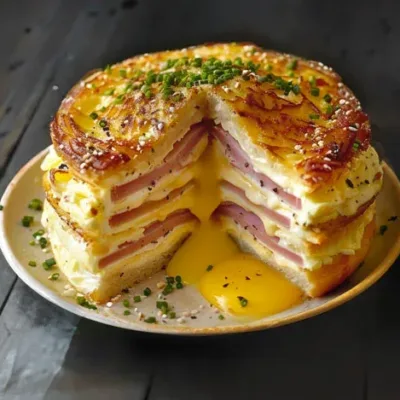 Croque Cake à la Raclette : Recette Conviviale