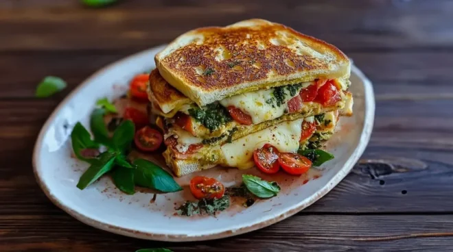 Croque Monsieur à l’Italienne : Un Délice Méditerranéen