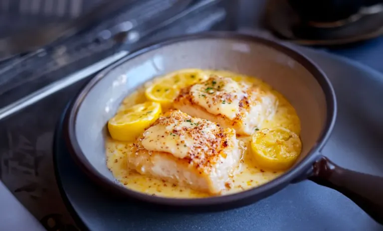 Dos de Cabillaud au Parmesan et Citron