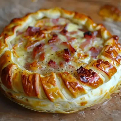 Feuilleté au Camembert et Lardons : Un Délice Fondant