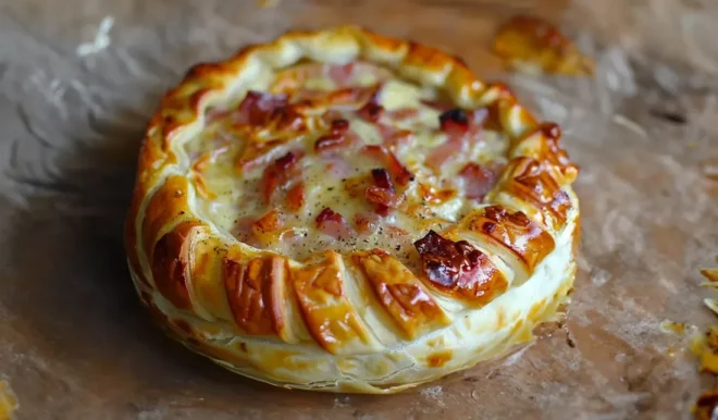Feuilleté Au Camembert Et Lardons : Un Plaisir Fondant et Gourmand