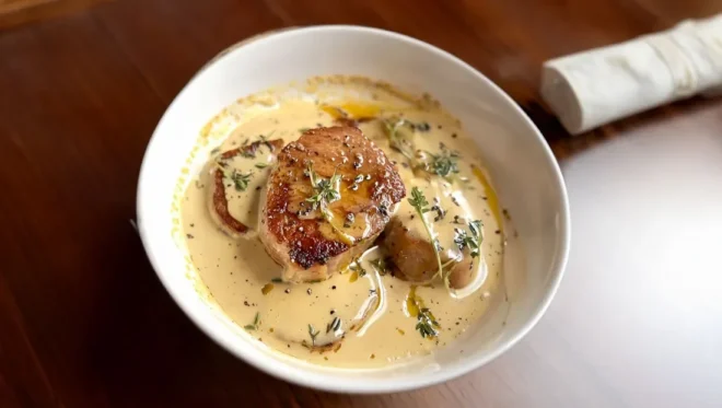 Filet Mignon de Porc à la Moutarde au Thym