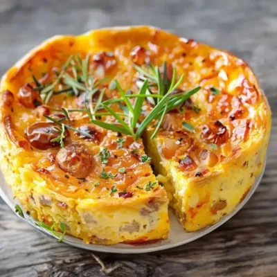 Flan Provençal aux Légumes d'Été Savoureux