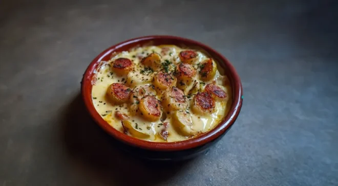 Fondue d’Endives aux Saucisses Fumées : Une Recette Savoureuse et Réconfortante