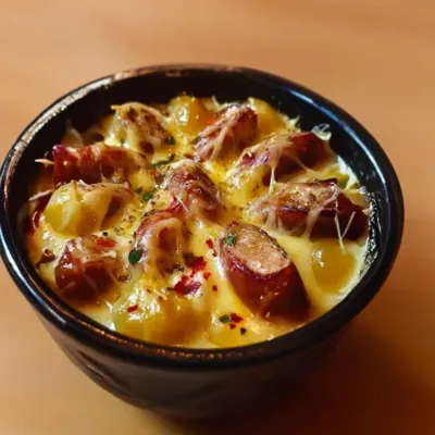 Fondue d’Endives aux Saucisses Fumées