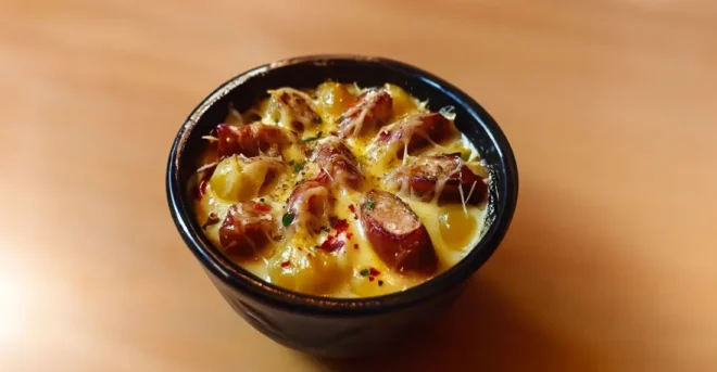 Fondue d’Endives aux Saucisses Fumées