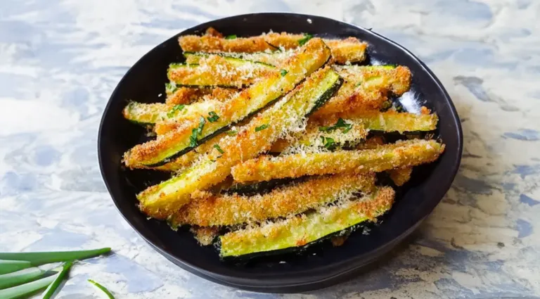 Frites de Courgettes au Parmesan Cuites au Four