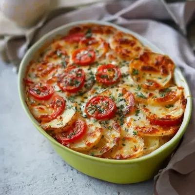 Gratin de Pommes de Terre au Chorizo et Béchamel