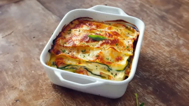 Lasagnes Courgettes & Saumon : Un Délice Marin et Végétal