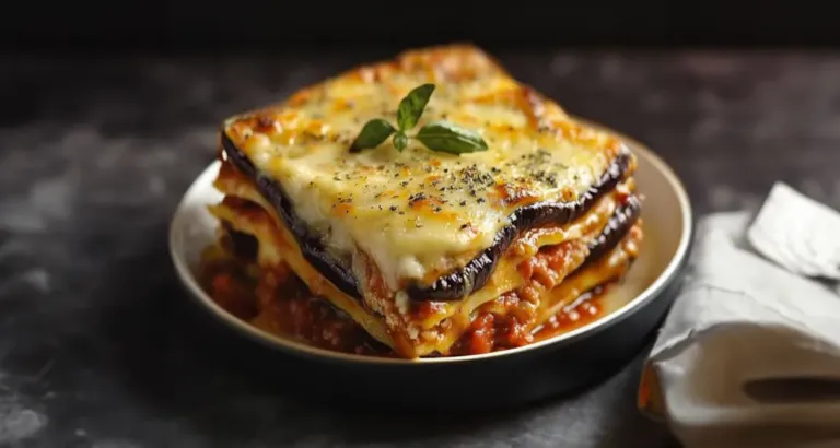 Lasagnes d&rsquo;Aubergines Légères