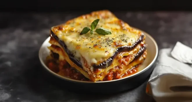 Lasagnes d’Aubergines Légères