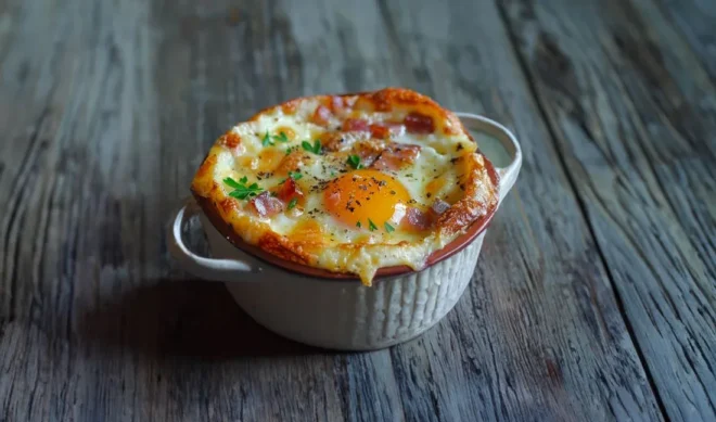 Œufs Cocotte au Reblochon et Lardons : Un Délice Crémeux et Savoureux