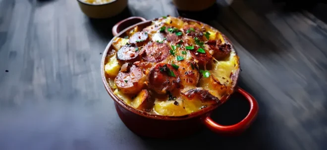 Poêlée de Pommes de Terre à la Saucisse Fumée