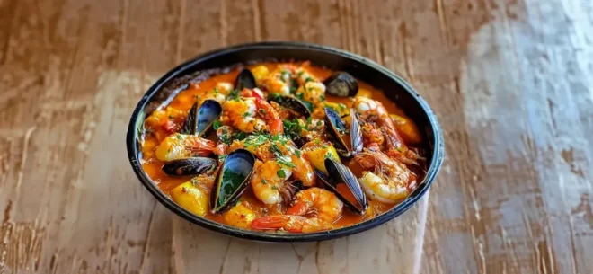 Poêlée Espagnole aux Fruits de Mer