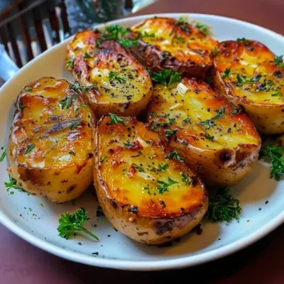 Pommes de Terre à l’Ail et au Beurre au Four