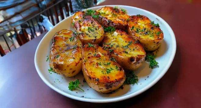 Pommes de Terre à l’Ail et au Beurre au Four