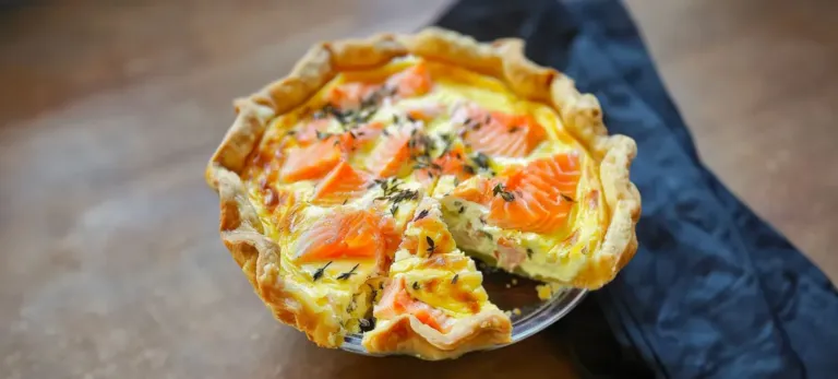 Quiche au Saumon et Boursin