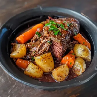 Rôti de Bœuf à la Mijoteuse Savoureux