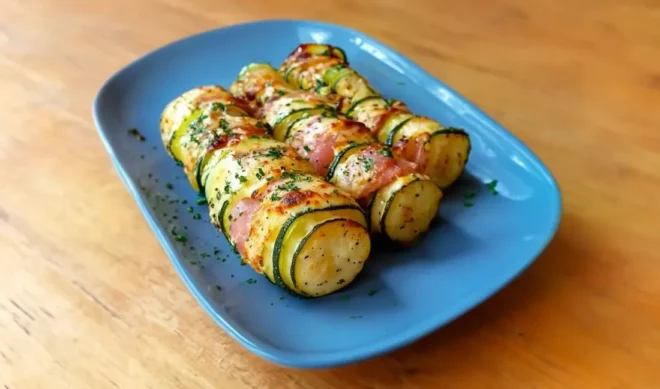 Roulés de Courgettes au Jambon : Entrée Légère