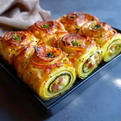 Roulés de Courgettes au Jambon Savoureux