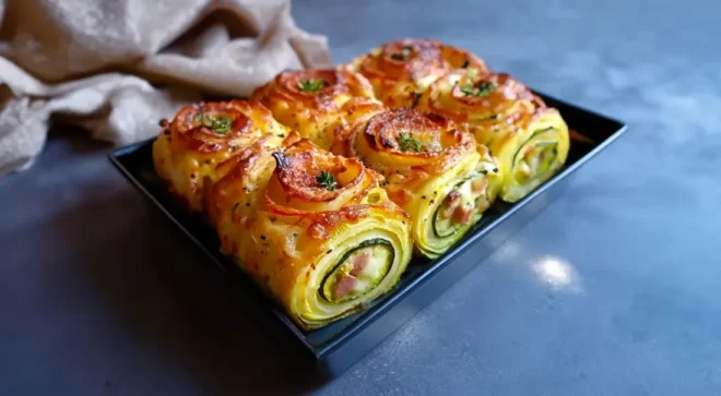 Roulés de Courgettes au Jambon