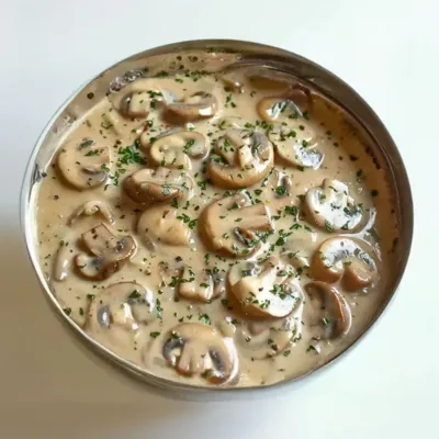 Sauce aux Champignons Crémeuse et Savoureuse