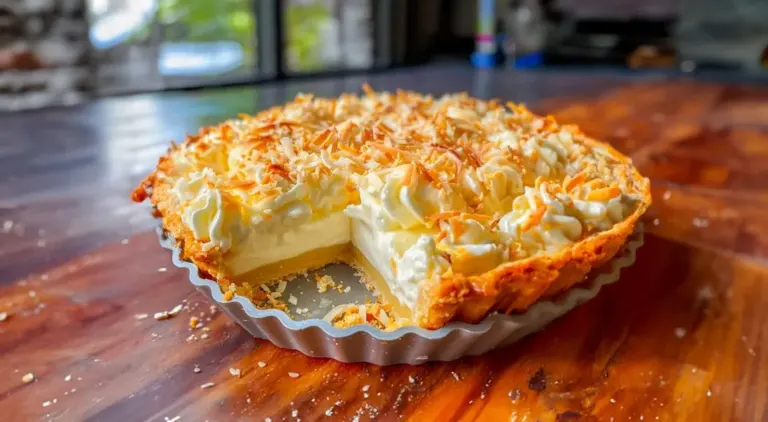 Tarte à la Crème Pâtissière à la Noix de Coco