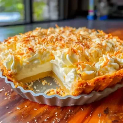 Tarte à la Crème Pâtissière à la Noix de Coco