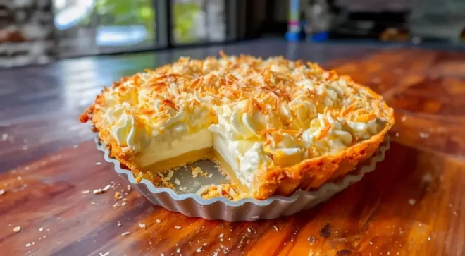 Tarte à la Crème Pâtissière à la Noix de Coco