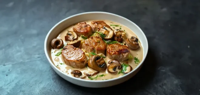 Blanquette de Filet Mignon de Porc aux Champignons Gourmande : Une Recette Conviviale et Réconfortante