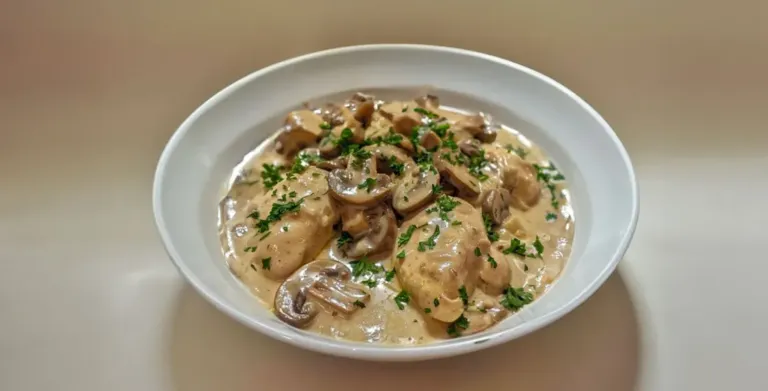 Blanquette de Poulet aux Champignons