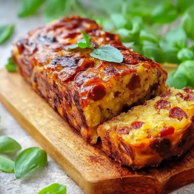 Cake au Chorizo Simple et Rapide
