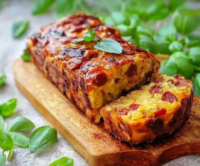 Cake au Chorizo Simple et Rapide