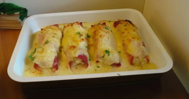 Chou-Fleur au Jambon et à la Béchamel : Un Gratin Réconfortant