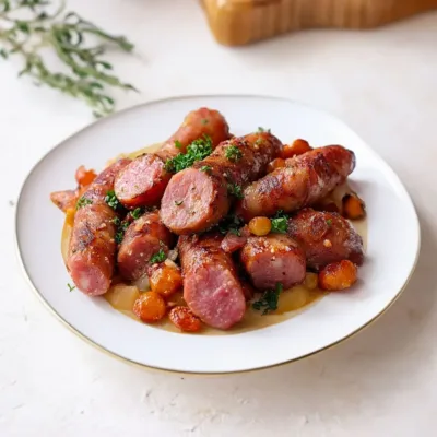 Chou Vert Braisé aux Saucisses Fumées : Délice Familial