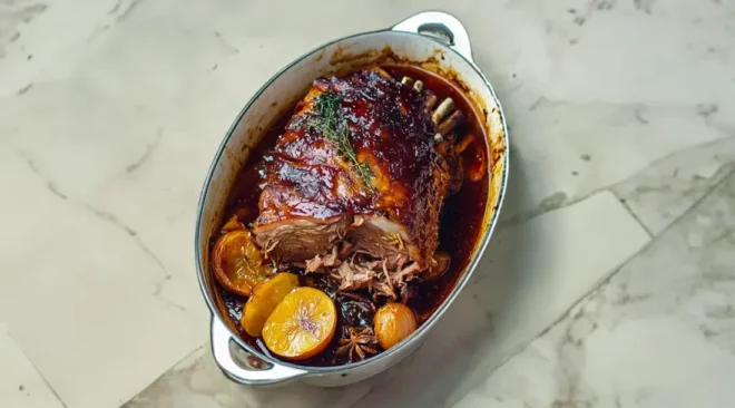 Cochon Confit à la Bière, Sirop d’Érable et Épices : Un Plat Réconfortant et Gourmand