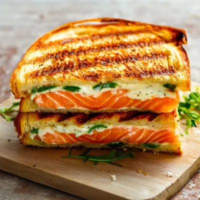 Croque-Monsieur au Saumon et Boursin Gourmand
