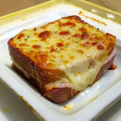 Croque Monsieur Montagnard : Fromage et Jambon Savoureux