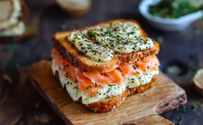 Croque Saumon Fumé et Boursin : Un Délice Gourmand et Rapide