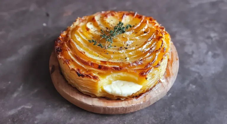 Gâteau de Pommes de Terre à la Crème et au Camembert