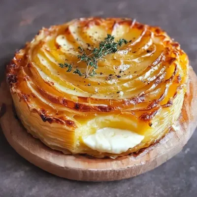 Gâteau de Pommes de Terre au Camembert Savoureux