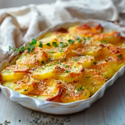 Gratin de Courgettes et Pommes de Terre au Parmesan