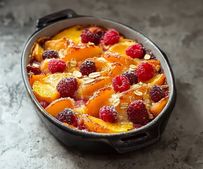 Gratin de Fruits Exotiques et Caramélisés : Un Voyage Tropical Gourmand