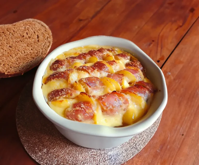Gratin de Pommes de Terre à la Saucisse Morteau