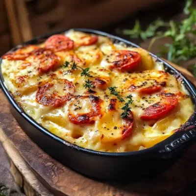 Gratin de Pommes de Terre et Chorizo Savoureux