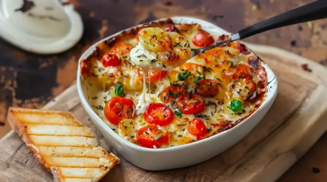 Gratin de Pommes de Terre, Tomates et Mozzarella : Une Symphonie Méditerranéenne