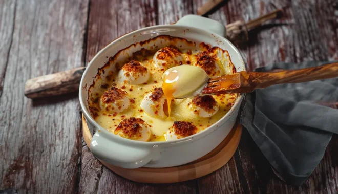 Gratin d’Œufs Durs à la Béchamel : Une Recette Simple et Gourmande